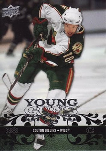 #224 Colton Gillies - Minnesota Wild - 2008-09 Upper Deck Hockey
