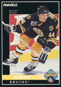 #224 Glen Murray - Boston Bruins - 1992-93 Pinnacle Canadian Hockey