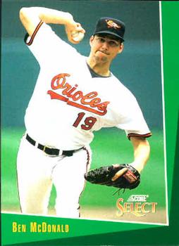 #224 Ben McDonald - Baltimore Orioles - 1993 Select Baseball