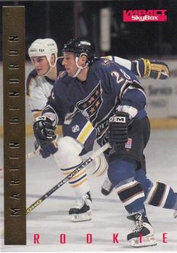 #224 Martin Gendron - Washington Capitals - 1995-96 SkyBox Impact Hockey
