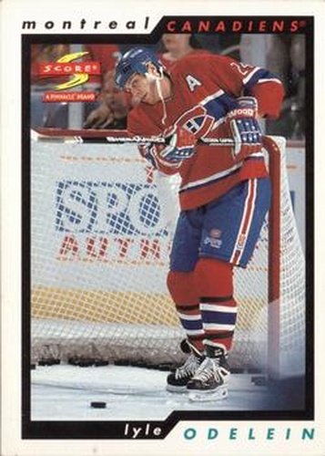 #224 Lyle Odelein - Montreal Canadiens - 1996-97 Score Hockey