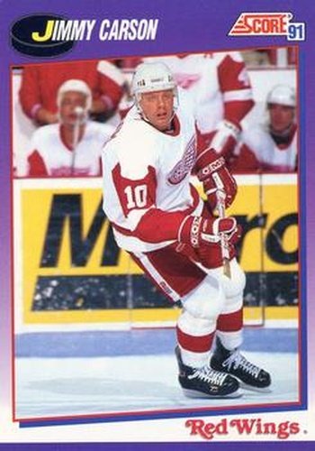 #224 Jimmy Carson - Detroit Red Wings - 1991-92 Score American Hockey