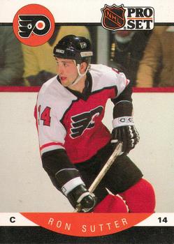 #224 Ron Sutter - Philadelphia Flyers - 1990-91 Pro Set Hockey