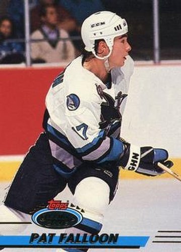#224 Pat Falloon - San Jose Sharks - 1993-94 Stadium Club Hockey