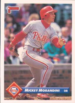 #224 Mickey Morandini - Philadelphia Phillies - 1993 Donruss Baseball