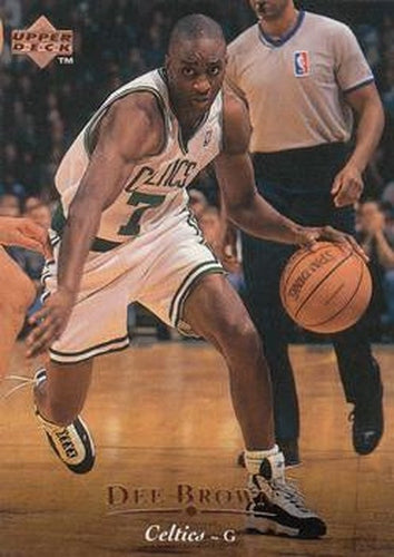 #224 Dee Brown - Boston Celtics - 1995-96 Upper Deck Basketball