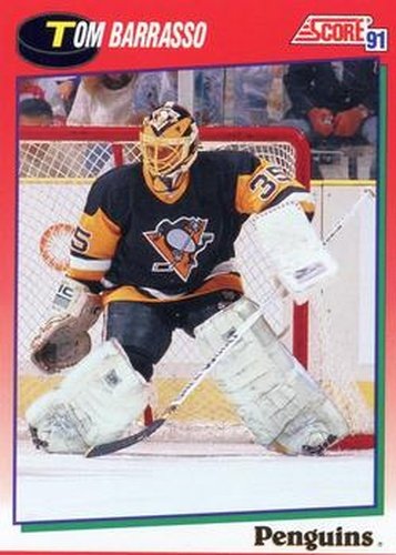 #225 Tom Barrasso - Pittsburgh Penguins - 1991-92 Score Canadian Hockey