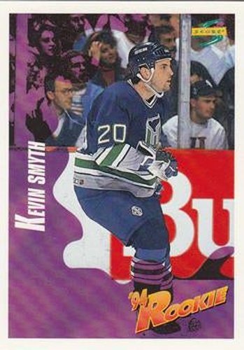 #225 Kevin Smyth - Hartford Whalers - 1994-95 Score Hockey