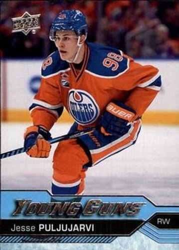 #225 Jesse Puljujarvi - Edmonton Oilers - 2016-17 Upper Deck Hockey