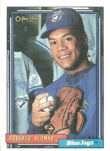 #225 Roberto Alomar - Toronto Blue Jays - 1992 O-Pee-Chee Baseball