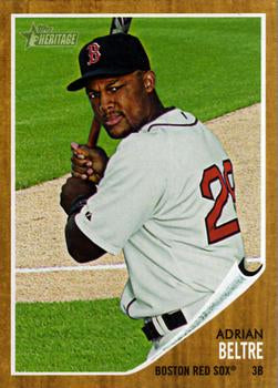 #225 Adrian Beltre - Boston Red Sox - 2011 Topps Heritage Baseball
