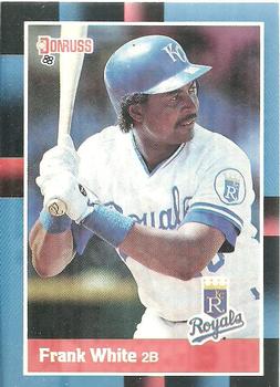 #225 Frank White - Kansas City Royals - 1988 Donruss Baseball