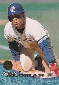 #225 Roberto Alomar - Toronto Blue Jays - 1994 Leaf Baseball
