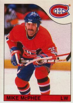 #225 Mike McPhee - Montreal Canadiens - 1985-86 O-Pee-Chee Hockey
