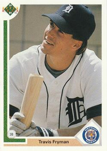 #225 Travis Fryman - Detroit Tigers - 1991 Upper Deck Baseball