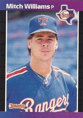 #225 Mitch Williams - Texas Rangers - 1989 Donruss Baseball