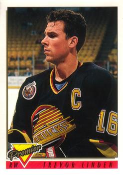 #225 Trevor Linden - Vancouver Canucks - 1993-94 O-Pee-Chee Premier Hockey