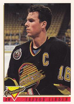 #225 Trevor Linden - Vancouver Canucks - 1993-94 Topps Premier Hockey