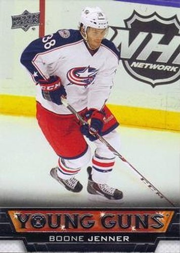 #225 Boone Jenner - Columbus Blue Jackets - 2013-14 Upper Deck Hockey
