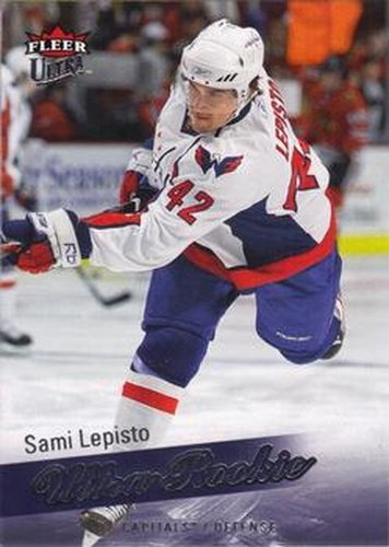 #225 Sami Lepisto - Washington Capitals - 2008-09 Ultra Hockey