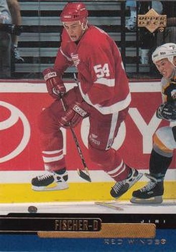 #225 Jiri Fischer - Detroit Red Wings - 1999-00 Upper Deck Hockey