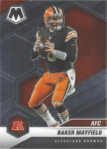 #225 Baker Mayfield - Cleveland Browns - 2021 Panini Mosaic Football