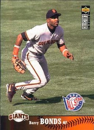 #225 Barry Bonds - San Francisco Giants - 1997 Collector's Choice Baseball