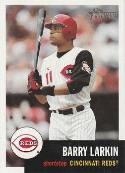 #225 Barry Larkin - Cincinnati Reds - 2002 Topps Heritage Baseball