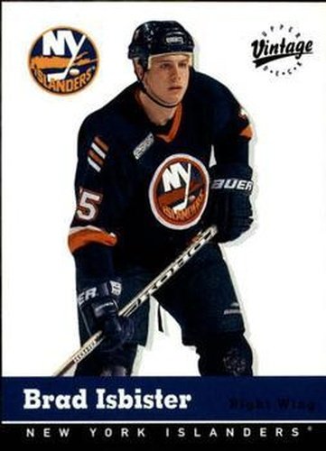 #225 Brad Isbister - New York Islanders - 2000-01 Upper Deck Vintage Hockey