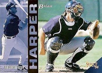 #225 Brian Harper - Milwaukee Brewers - 1994 Select Baseball