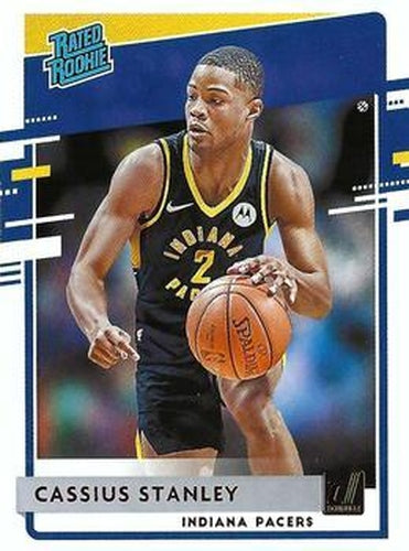 #225 Cassius Stanley - Indiana Pacers - 2020-21 Donruss Basketball