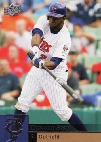 #225 Denard Span - Minnesota Twins - 2009 Upper Deck Baseball