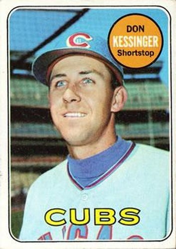 #225 Don Kessinger - Chicago Cubs - 1969 Topps Baseball