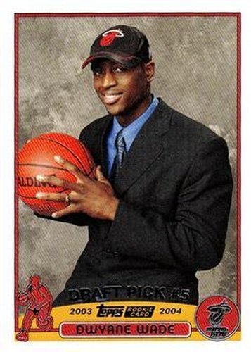 #225 Dwyane Wade - Miami Heat - 2003-04 Topps Basketball