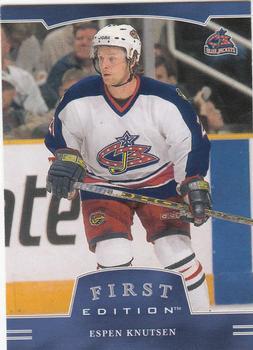 #225 Espen Knutsen - Columbus Blue Jackets - 2002-03 Be a Player First Edition Hockey