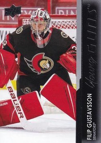 #225 Filip Gustavsson - Ottawa Senators - 2021-22 Upper Deck Hockey
