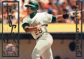 #225 Geronimo Berroa - Oakland Athletics - 1996 Stadium Club Baseball