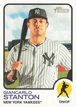 #225 Giancarlo Stanton - New York Yankees - 2022 Topps Heritage Baseball