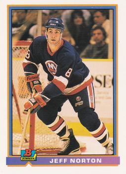 #225 Jeff Norton - New York Islanders - 1991-92 Bowman Hockey