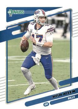 #225 Josh Allen - Buffalo Bills - 2021 Donruss Football