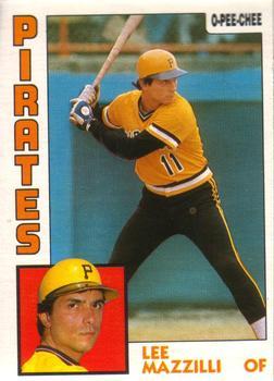 #225 Lee Mazzilli - Pittsburgh Pirates - 1984 O-Pee-Chee Baseball