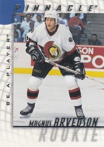#225 Magnus Arvedson - Ottawa Senators - 1997-98 Pinnacle Be a Player Hockey
