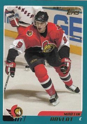 #225 Martin Havlat - Ottawa Senators - 2003-04 Topps Hockey