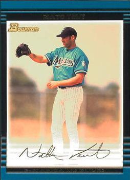 #225 Nate Teut - Florida Marlins - 2002 Bowman Baseball