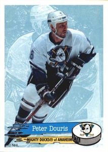 #225 Peter Douris - Anaheim Mighty Ducks - 1995-96 Panini Hockey Stickers