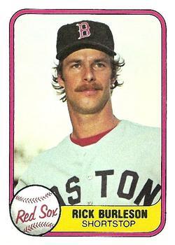 #225 Rick Burleson - Boston Red Sox - 1981 Fleer Baseball