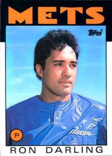 #225 Ron Darling - New York Mets - 1986 Topps Baseball