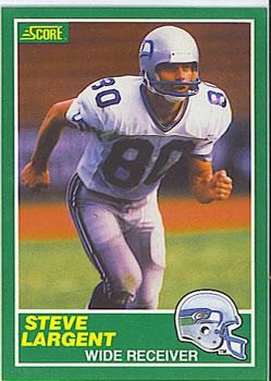 #225 Steve Largent - Seattle Seahawks - 1989 Score Football