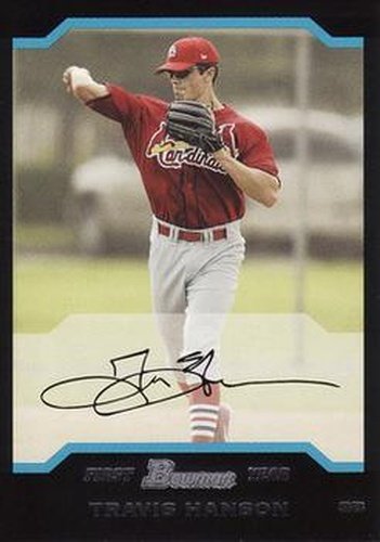 #225 Travis Hanson - St. Louis Cardinals - 2004 Bowman Baseball