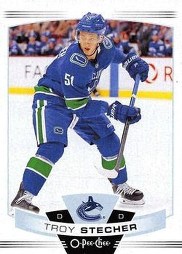 #225 Troy Stecher - Vancouver Canucks - 2019-20 O-Pee-Chee Hockey